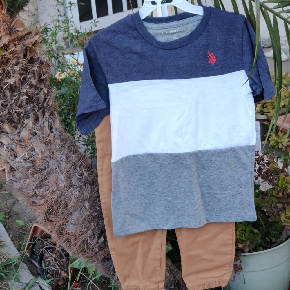 U.S. POLO ASSN.  Boy 3 Piece Set size 6;7 - Picture 4 of 14